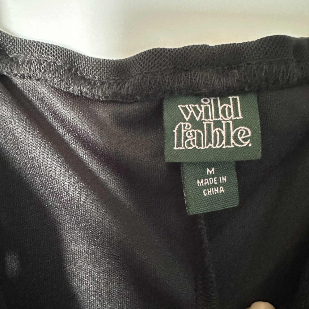 Wild Fable Women's Medium Size Dress | BLACK | STRETCHY| ANGLED| NWT - Picture 8 of 11